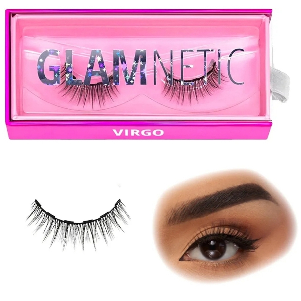 Glamnetic magnetic eyelashes & magnetic felt liner pen - VIRGO | NIB